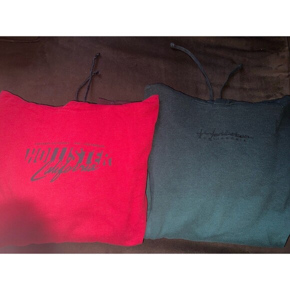 Hollister Sweatshirts Womens S Ombré Hoodies Logo Pullover Lot Of 2 casual - Picture 5 of 9